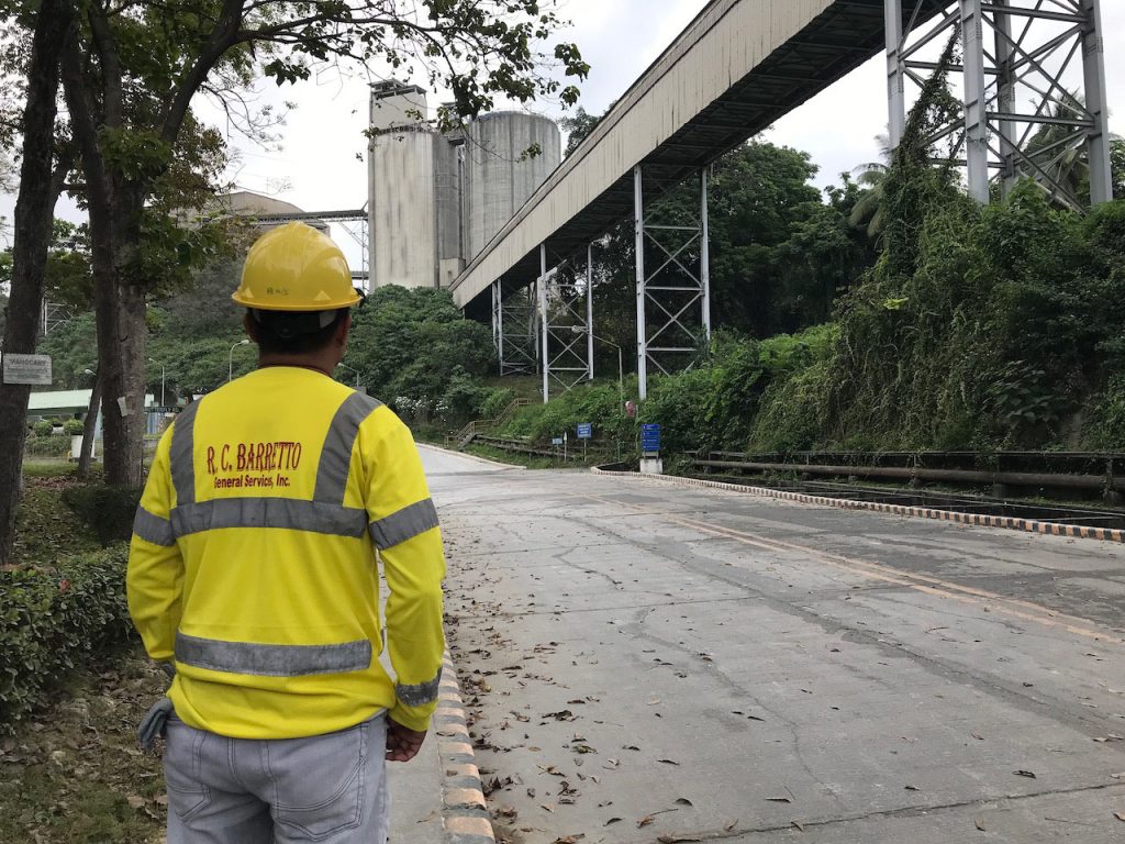 RC Barretto manpower personnel at cement plant in Iligan